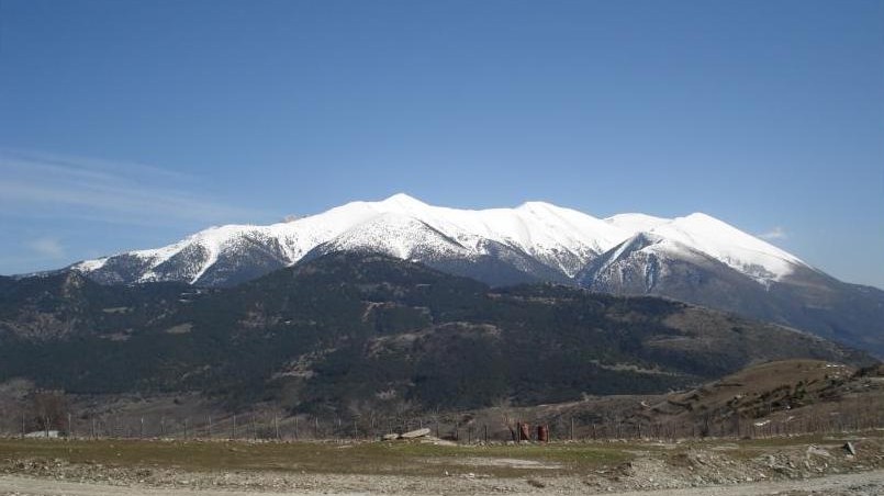 オリンポス山と周辺地域