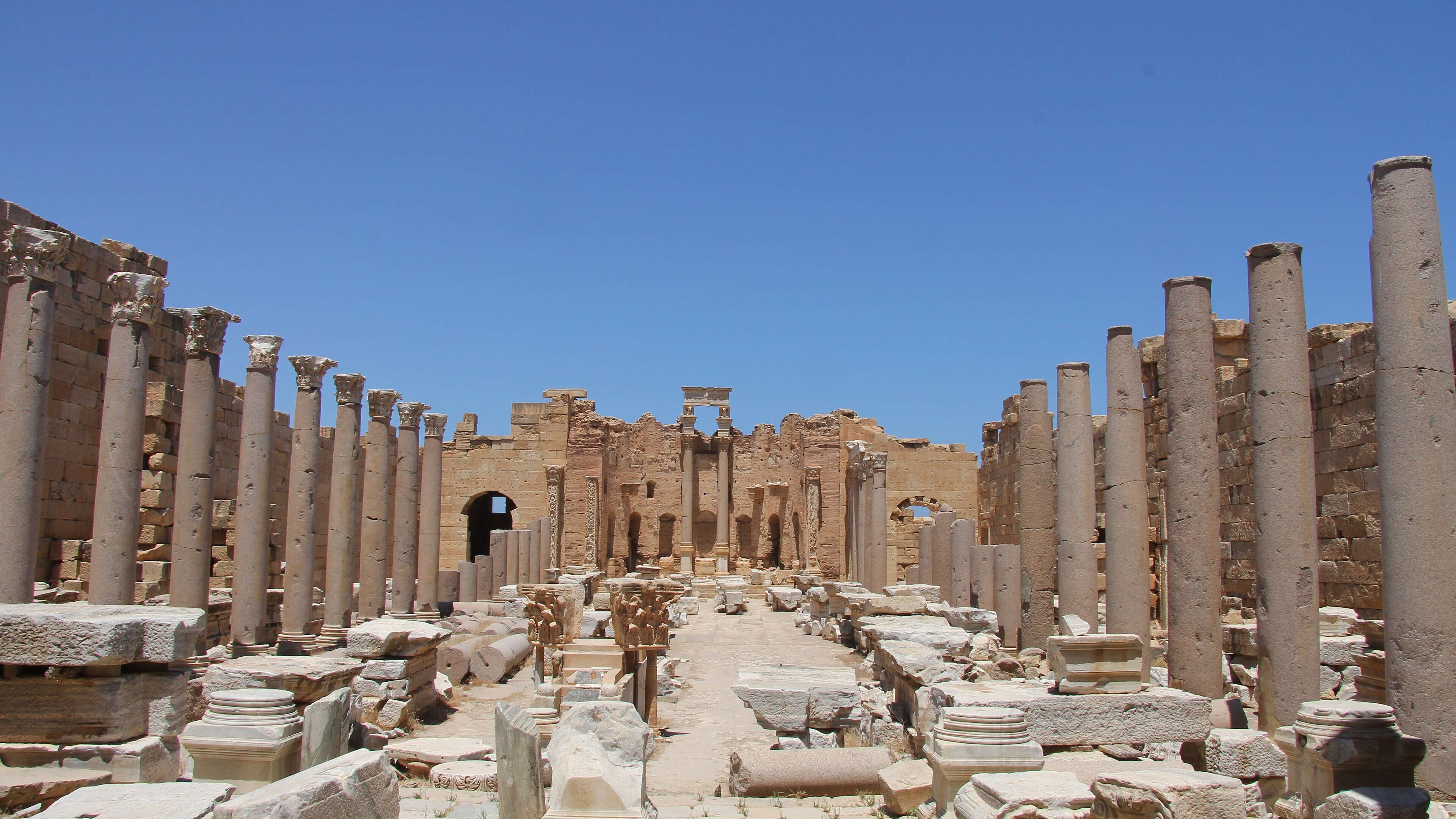 レプティス・マグナの古代遺跡